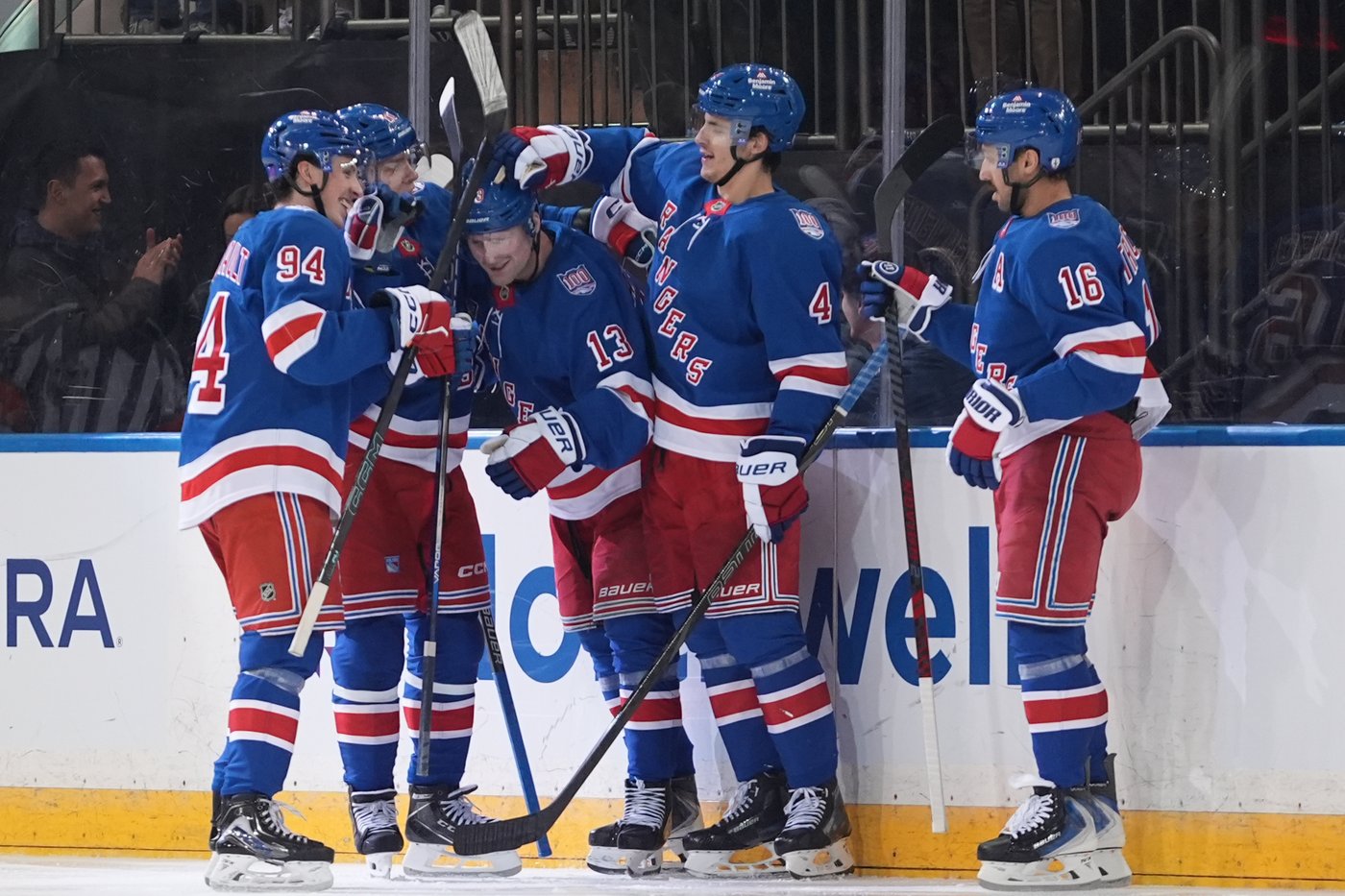 Rangers get an offensive outburst to beat the Predators 6-3 for their first home win this season | iNFOnews.ca