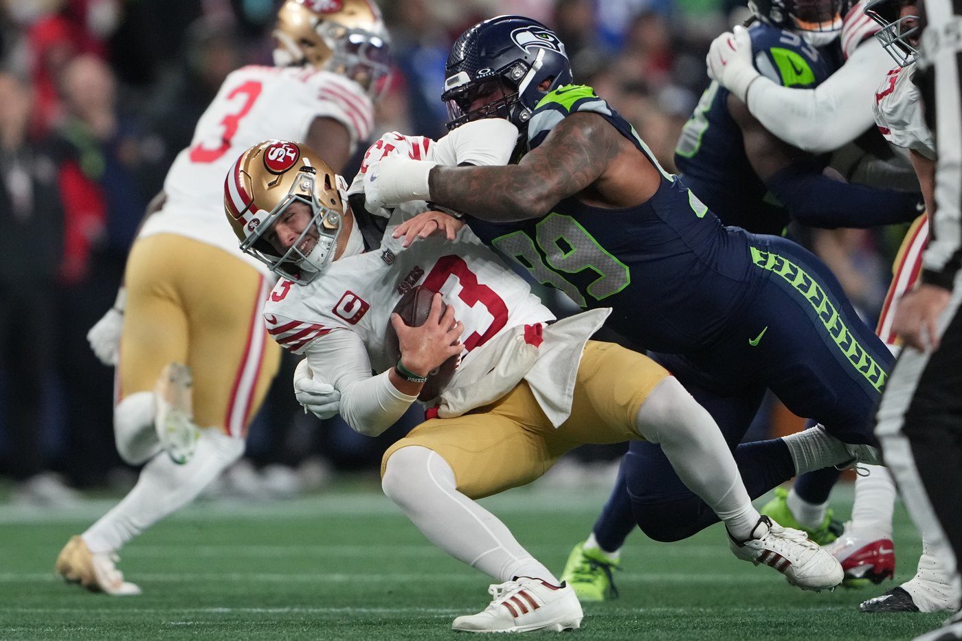 Seahawks dominate 49ers from opening kick, advance to NFC title game with 41-6 win | iNFOnews.ca