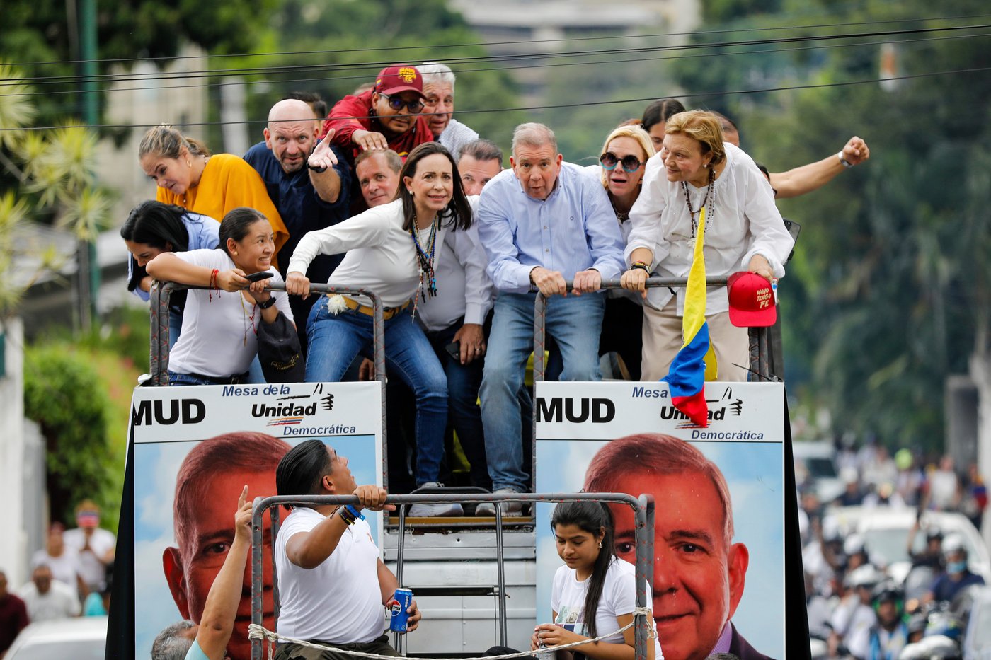 Photos of Venezuelan opposition leader María Corina Machado who has won the Nobel Peace Prize | iNFOnews.ca