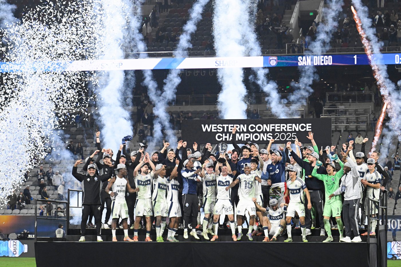 Whitecaps beat San Diego 3-1 to win Western Conference, will play Inter Miami for MLS Cup | iNFOnews.ca