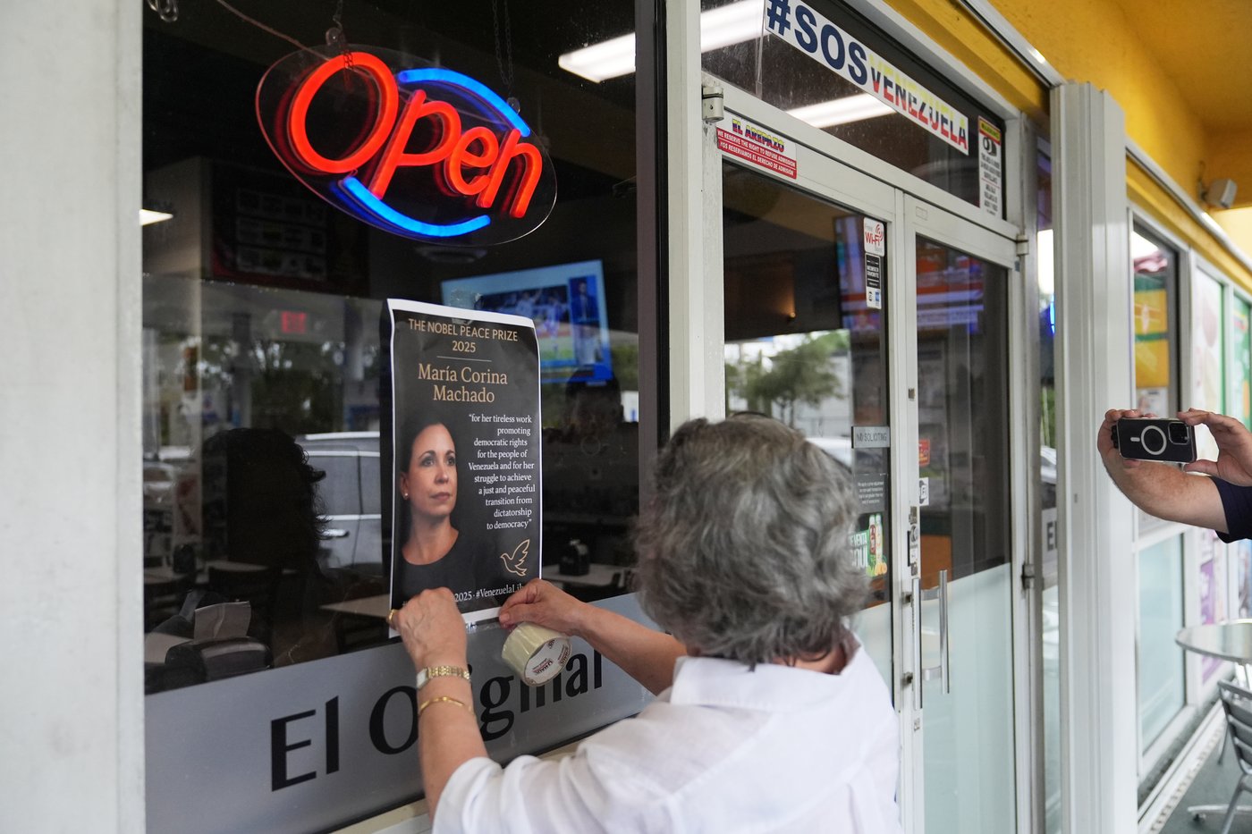 A look at how Venezuelans in the US are reacting to Maria Corina Machado's Nobel Prize win | iNFOnews.ca A look at how Venezuelans in the US are reacting to Maria Corina Machado's Nobel Prize win | iNFOnews.ca
