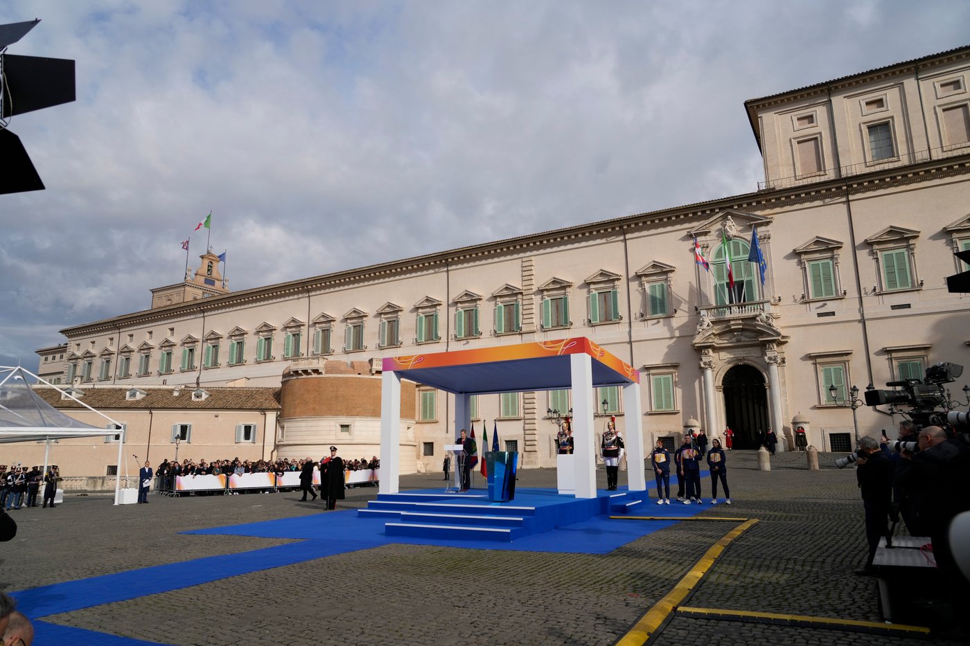 Cauldron for Milan Cortina Winter Olympics lit at Italy's presidential palace with 2 months to go | iNFOnews.ca