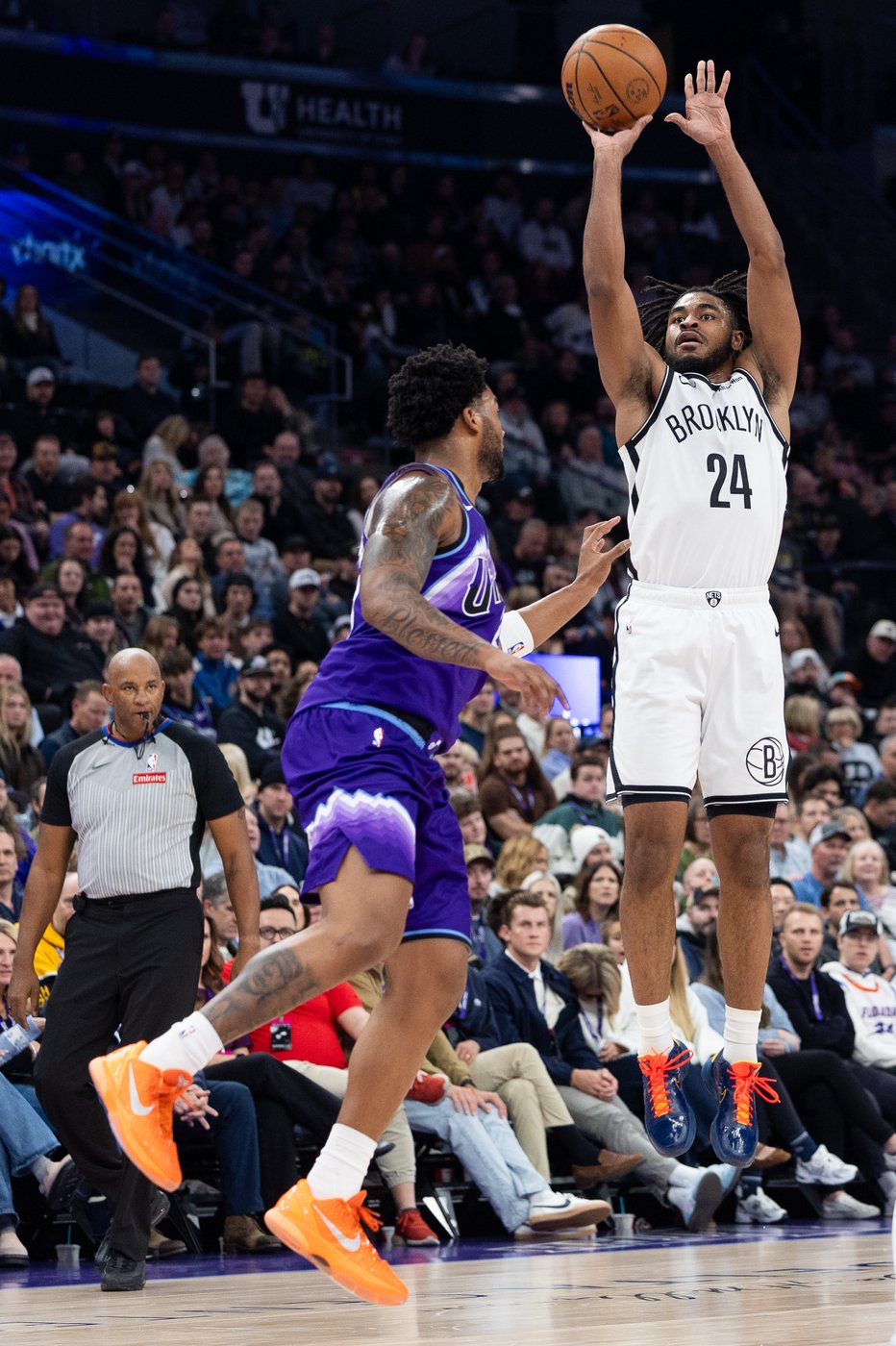Egor Demin sets NBA rookie 3-point record as Nets snap 7-game skid with 109-99 win over Jazz | iNFOnews.ca