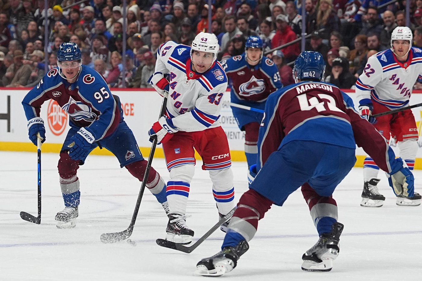 MacKinnon, Makar lead surging Avalanche to 6-3 win over Rangers | iNFOnews.ca
