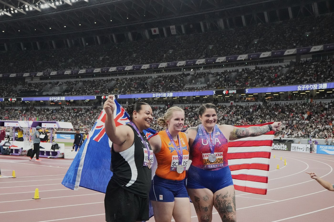 Schilder wins women's shot put at the worlds on the final throw of a grueling day | iNFOnews.ca