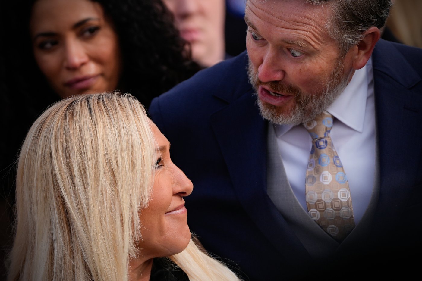 Photos of Marjorie Taylor Greene standing with Epstein survivors before House votes on Epstein files | iNFOnews.ca