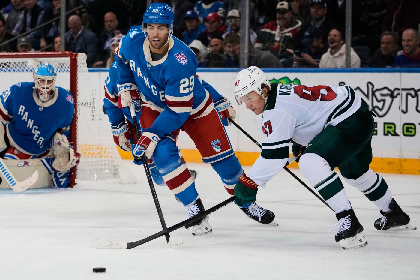 Yurov scores tiebreaking goal in 3rd period for first NHL goal as Wild beat Rangers 3-1 | iNFOnews.ca Yurov scores tiebreaking goal in 3rd period for first NHL goal as Wild beat Rangers 3-1 | iNFOnews.ca