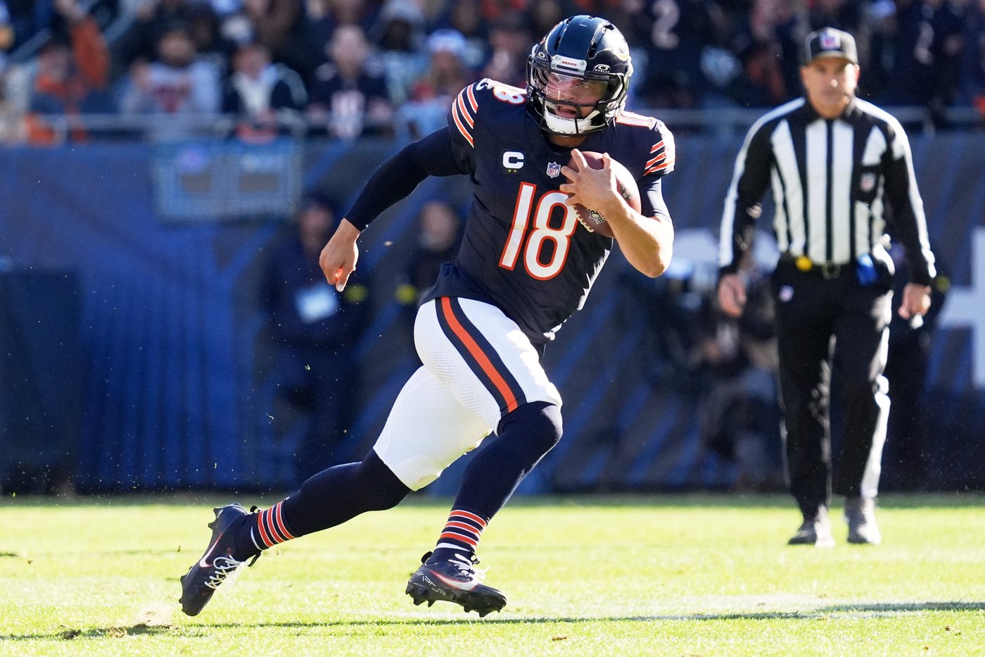 Bears QB Caleb Williams maintaining focus going into matchup against Eagles | iNFOnews.ca