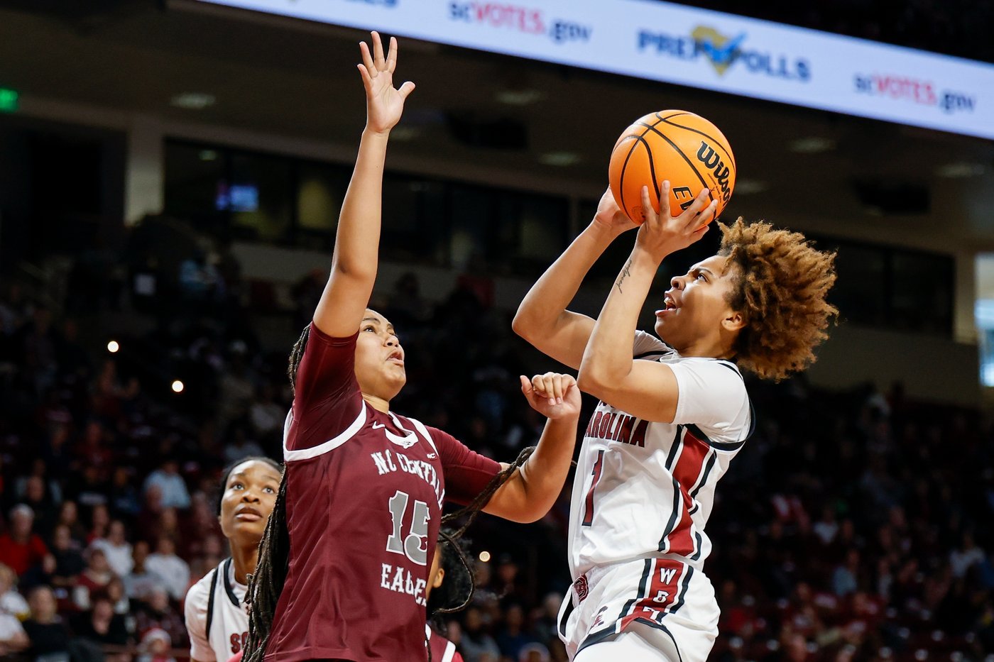 Latson, Edwards lead No. 3 South Carolina to 106-42 win over North Carolina Central | iNFOnews.ca Latson, Edwards lead No. 3 South Carolina to 106-42 win over North Carolina Central | iNFOnews.ca