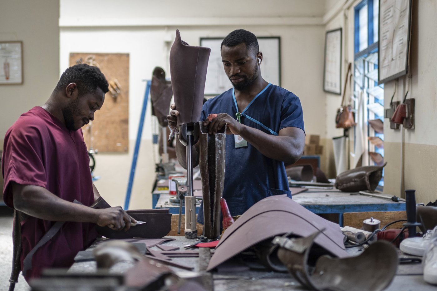 Photos of an orthopedic center in Congo that helps amputees regain mobility | iNFOnews.ca