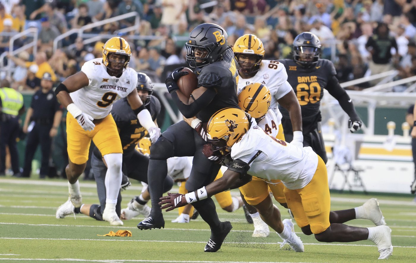 Defending Big 12 champion Arizona State wins league opener 27-24 at Baylor on game-ending Gomez FG | iNFOnews.ca