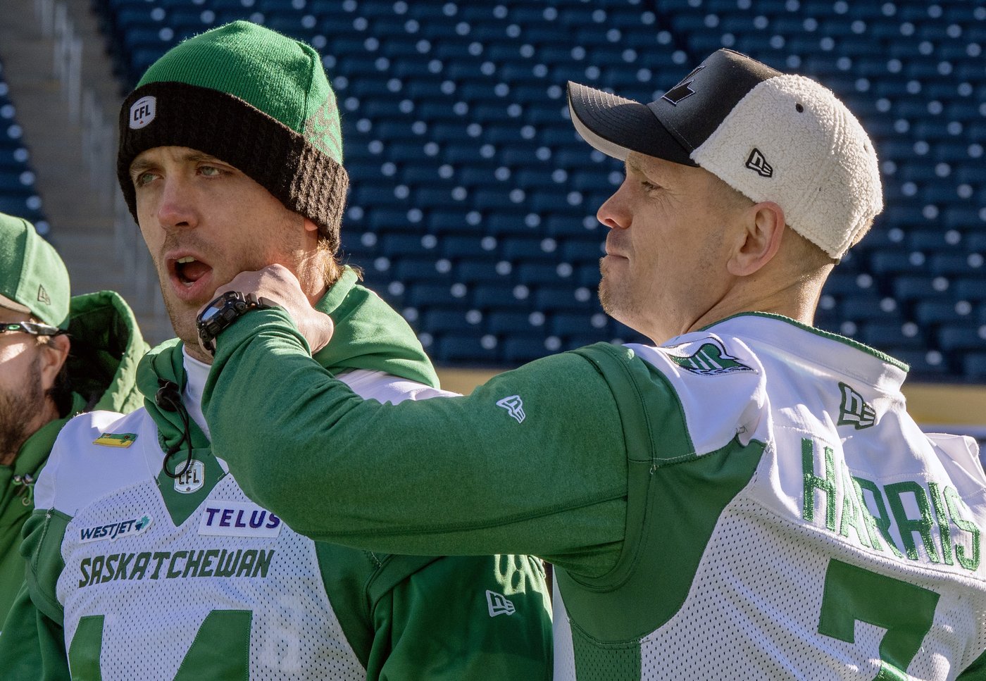 Photo Gallery: Roughriders and Alouettes Walkthrough Stadium Pre-Grey Cup | iNFOnews.ca