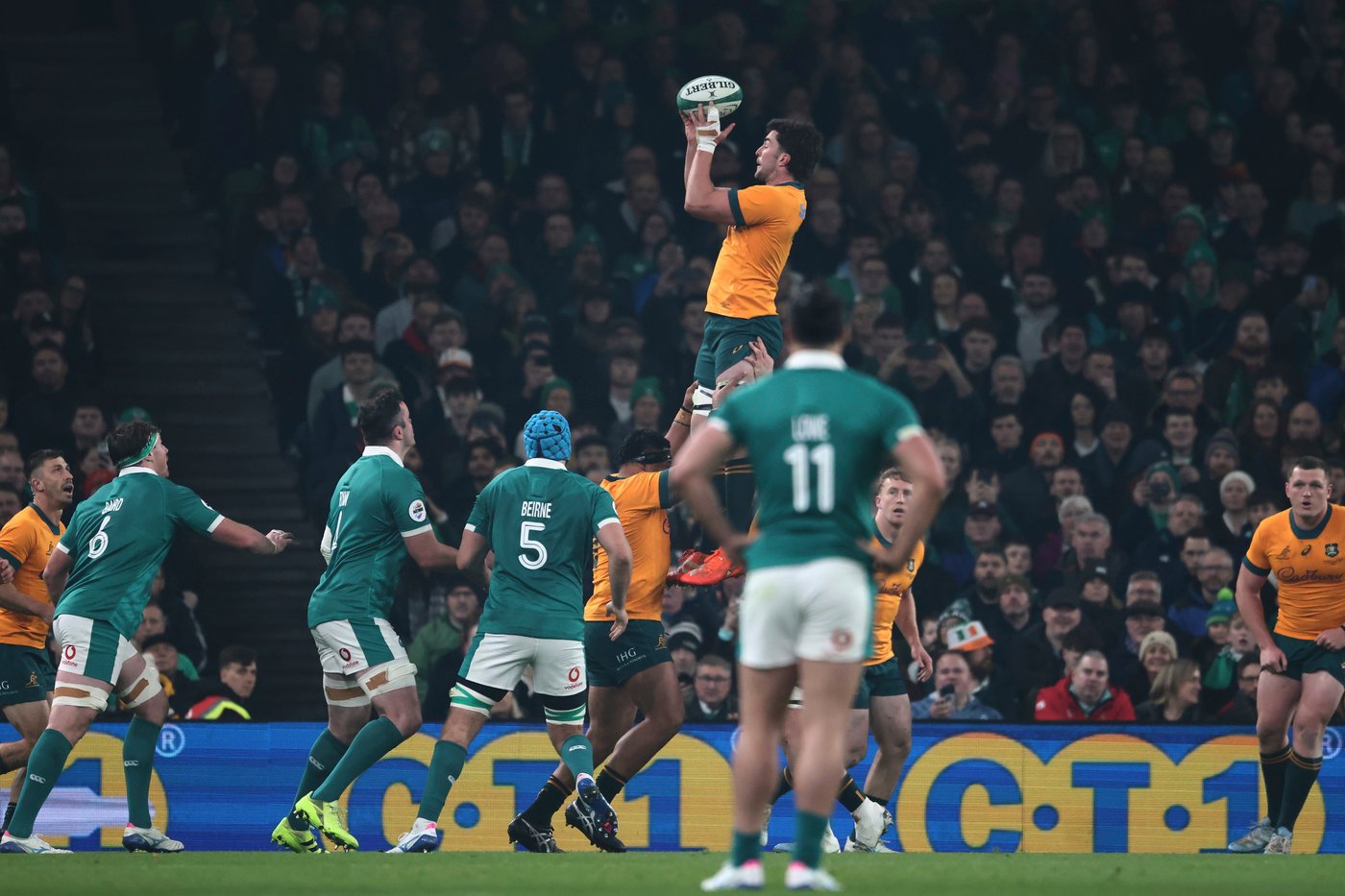 Mack Hansen's hat trick spurs Ireland to a record 46-19 win over Australia | iNFOnews.ca Mack Hansen's hat trick spurs Ireland to a record 46-19 win over Australia | iNFOnews.ca