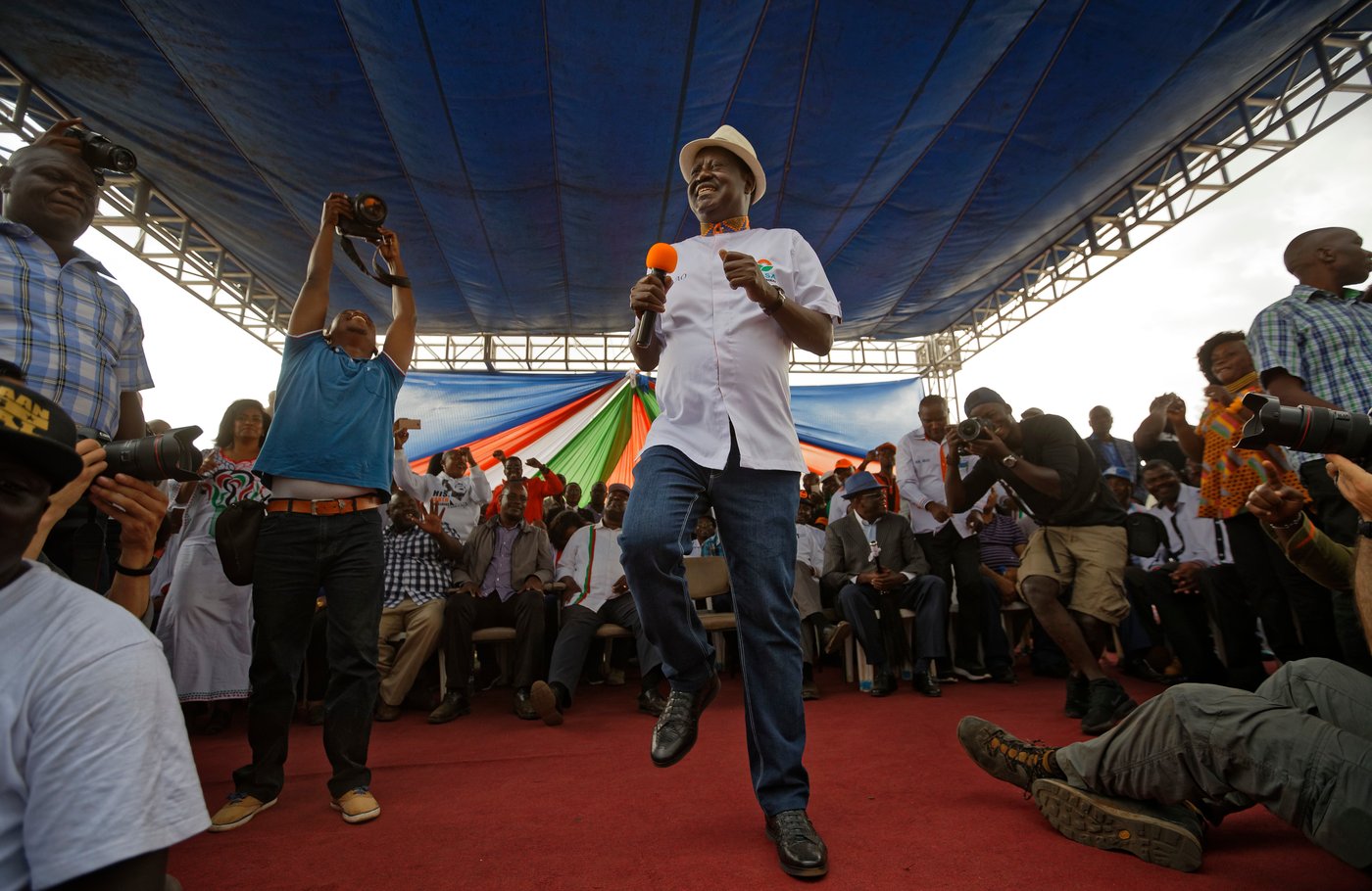 Photos of Raila Odinga, the former Kenyan PM who helped steer the country into multiparty democracy | iNFOnews.ca