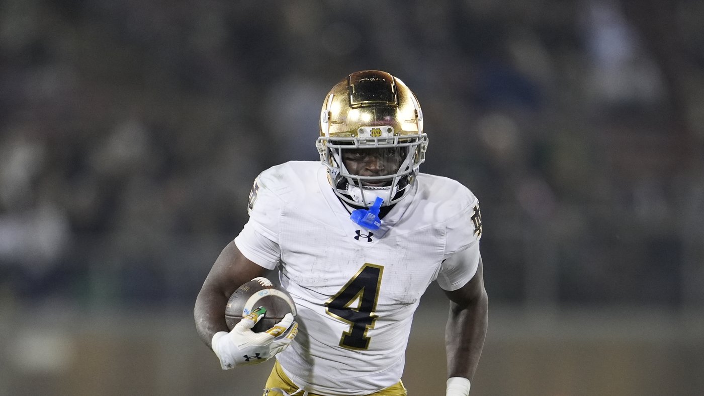 Notre Dame running back Jeremiyah Love announces he's entering NFL draft | iNFOnews.ca