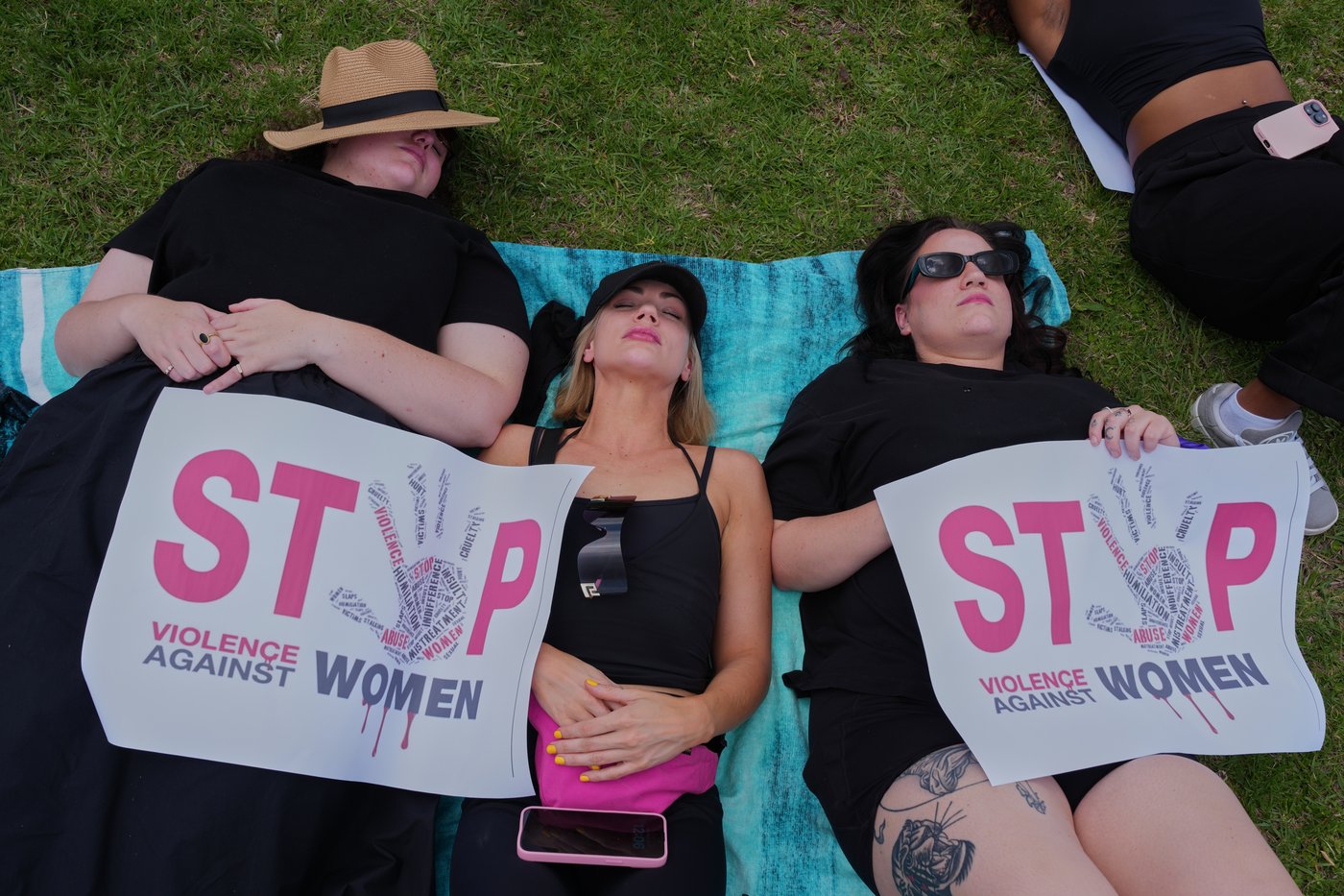 South African women stage lie-down protest against gender-based violence ahead of G20 summit | iNFOnews.ca