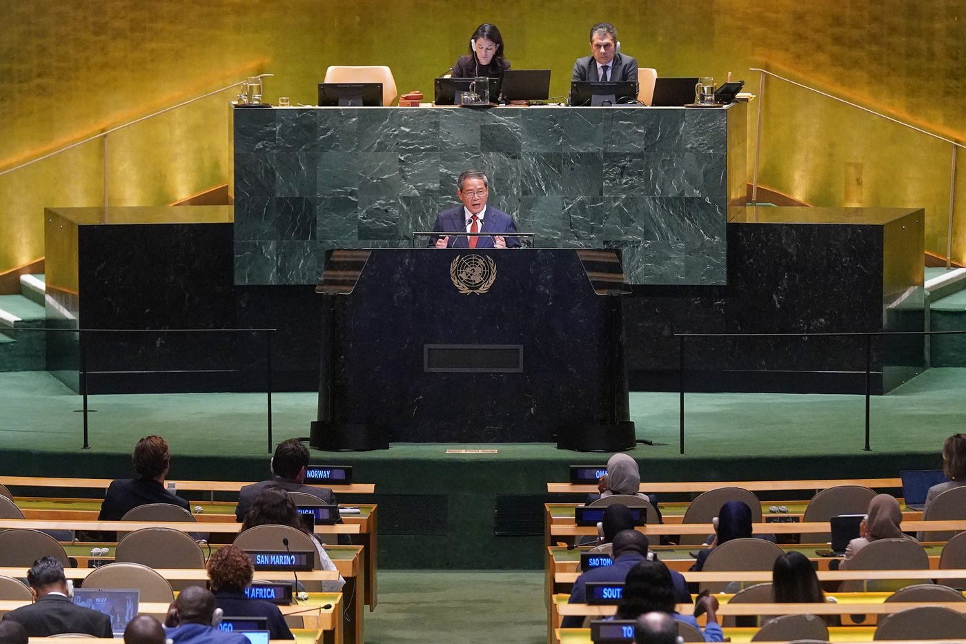 China's No. 2 leader, in debut of sorts on world stage at UN, echoes his nation's concern about US | iNFOnews.ca