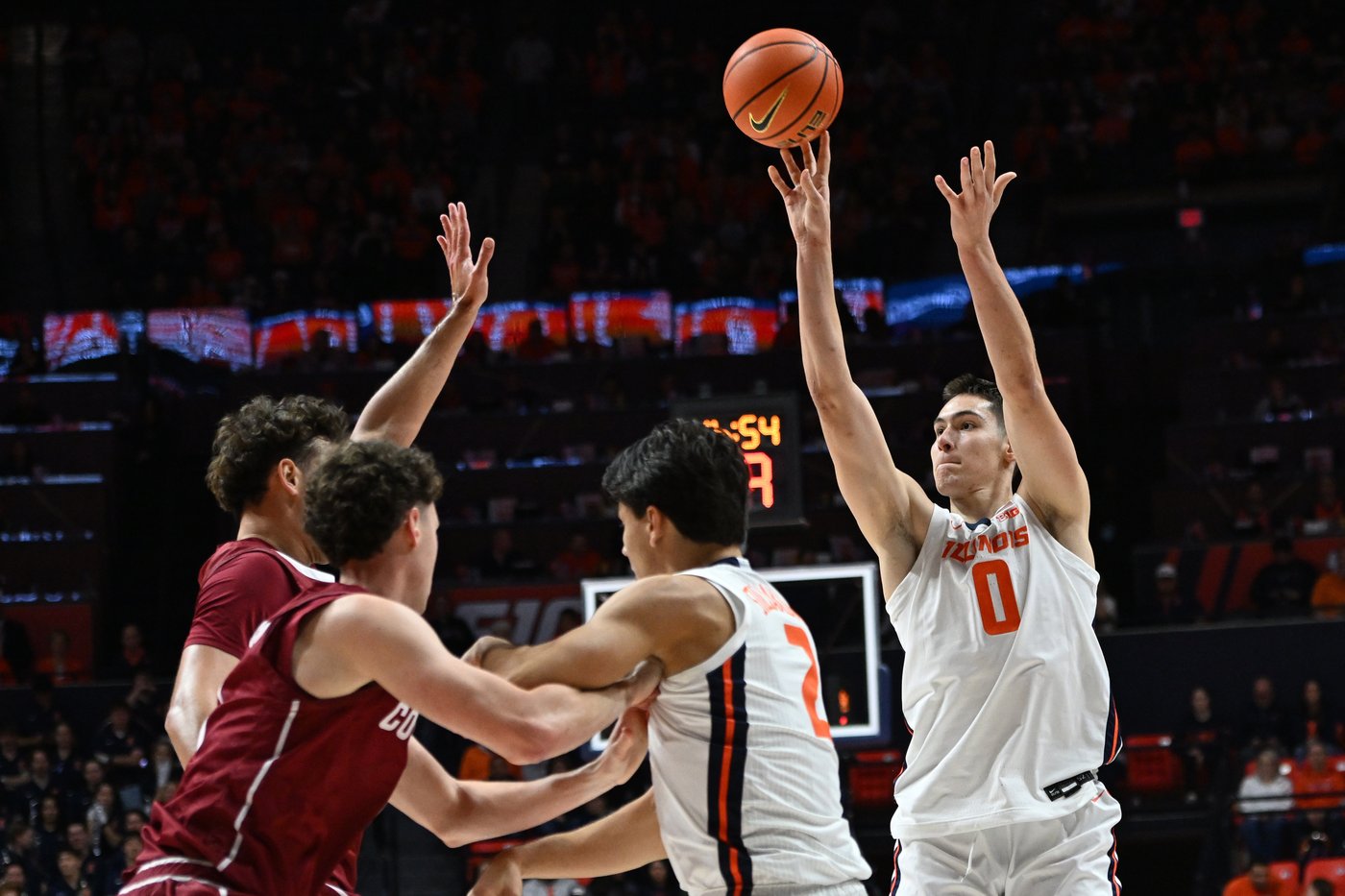 Mirkovic's 27 points and 21 rebounds carry No. 14 Illinois to 84-65 win over Colgate | iNFOnews.ca Mirkovic's 27 points and 21 rebounds carry No. 14 Illinois to 84-65 win over Colgate | iNFOnews.ca