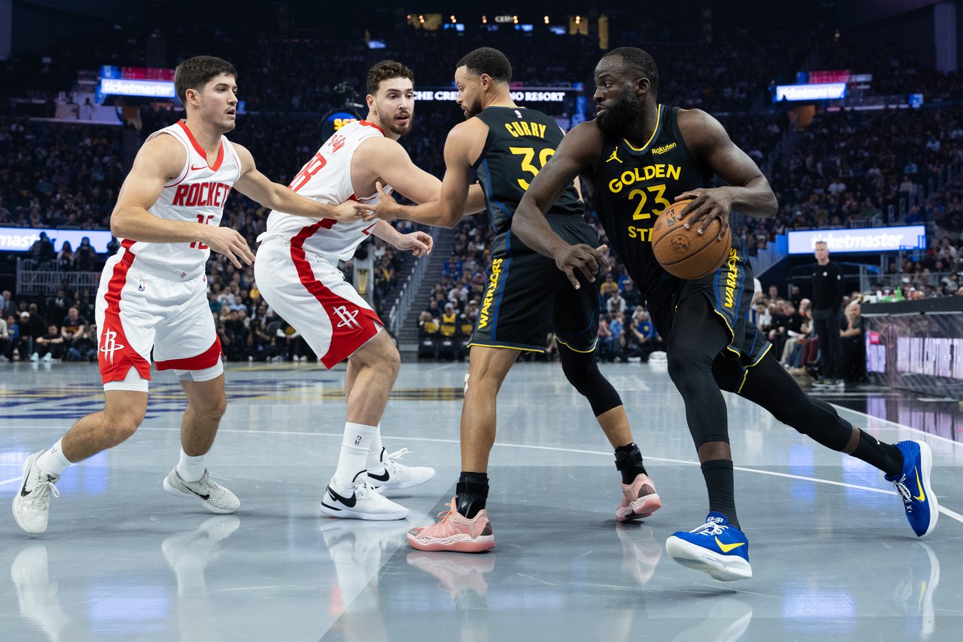 Reed Sheppard scores career-high 31 points as Rockets rally in 2nd half to beat Warriors 104-100 | iNFOnews.ca