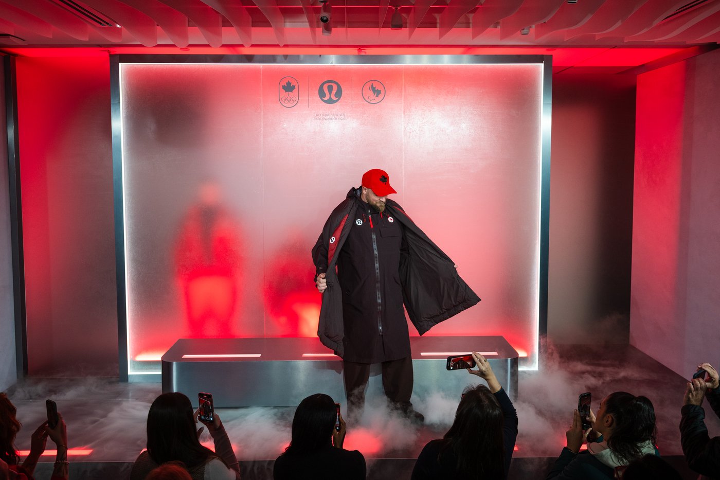 Lululemon aims for dramatic Team Canada Olympic showing with deep reds, giant leaves and arctic inspo | iNFOnews.ca