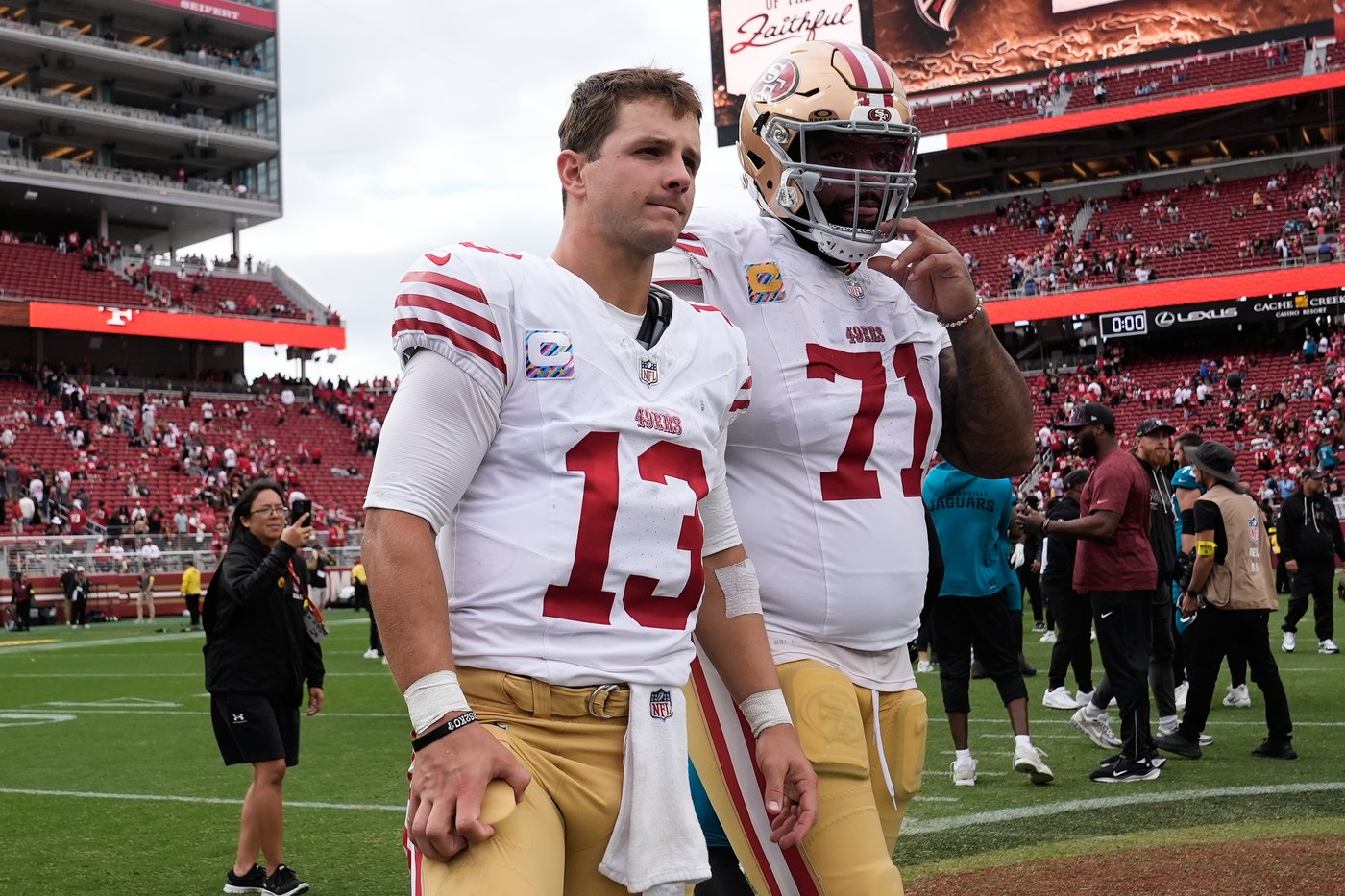 San Francisco's Brock Purdy out again, Mac Jones questionable but expected to start | iNFOnews.ca San Francisco's Brock Purdy out again, Mac Jones questionable but expected to start | iNFOnews.ca