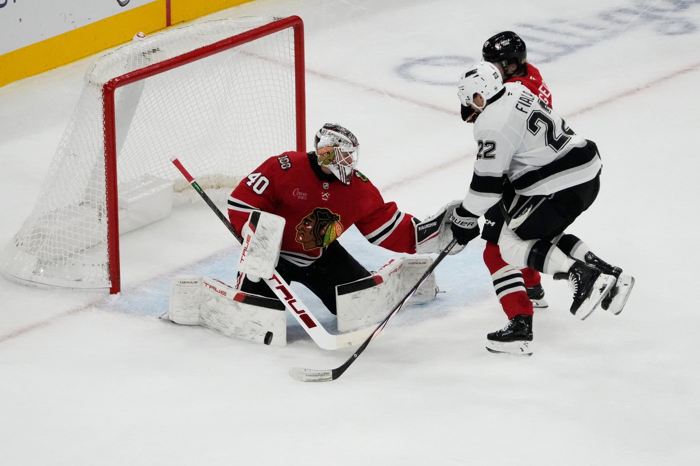 Laferriere and Fiala score in 2nd-period burst to back Forsberg in Kings' 3-1 win over Blackhawks | iNFOnews.ca Laferriere and Fiala score in 2nd-period burst to back Forsberg in Kings' 3-1 win over Blackhawks | iNFOnews.ca