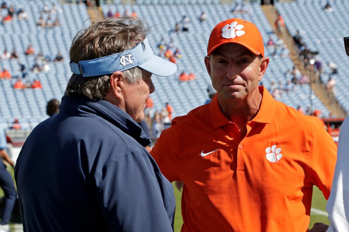 Dabo Swinney and Clemson find positives after a bye. Bill Belichick and UNC find more of the same | iNFOnews.ca