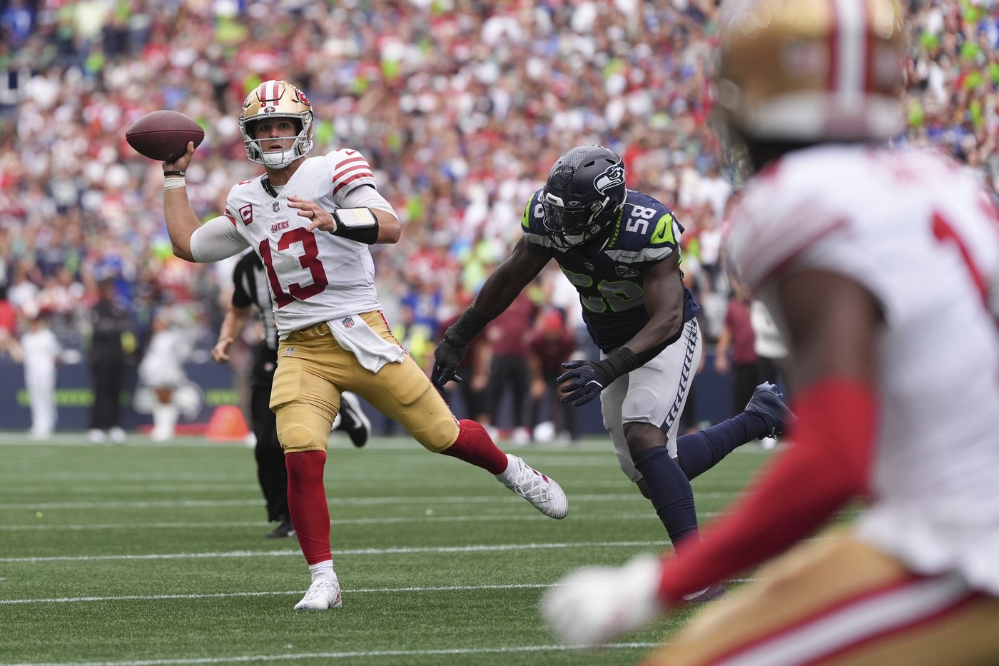 49ers' George Kittle out with hamstring injury, Brock Purdy's status uncertain | iNFOnews.ca 49ers' George Kittle out with hamstring injury, Brock Purdy's status uncertain | iNFOnews.ca