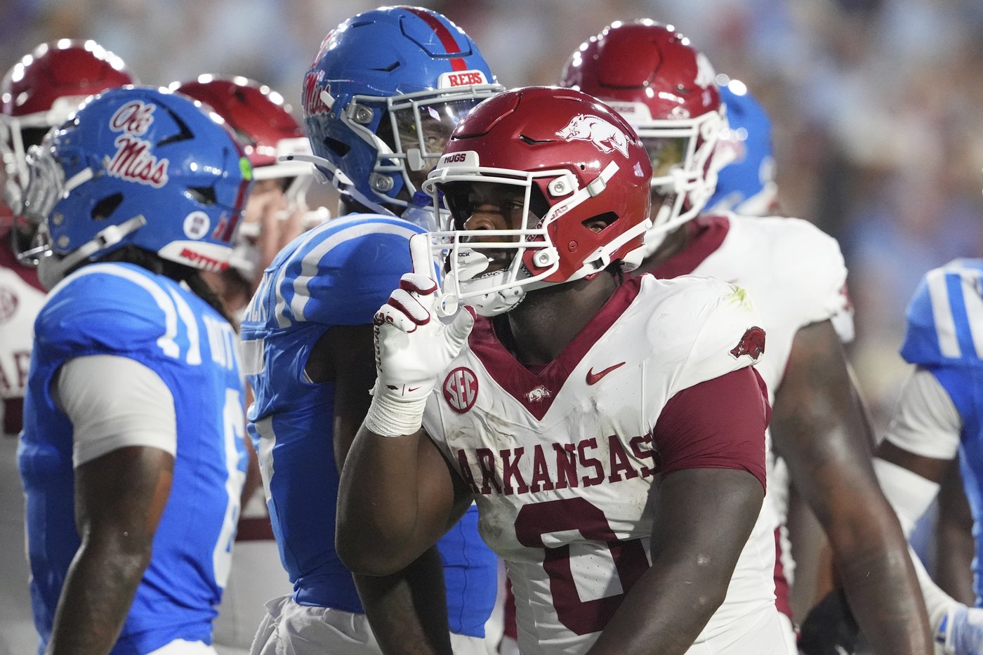 Backup QB Trinidad Chambliss shines in surprise start as No. 17 Ole Miss outlasts Arkansas 41-35 | iNFOnews.ca
