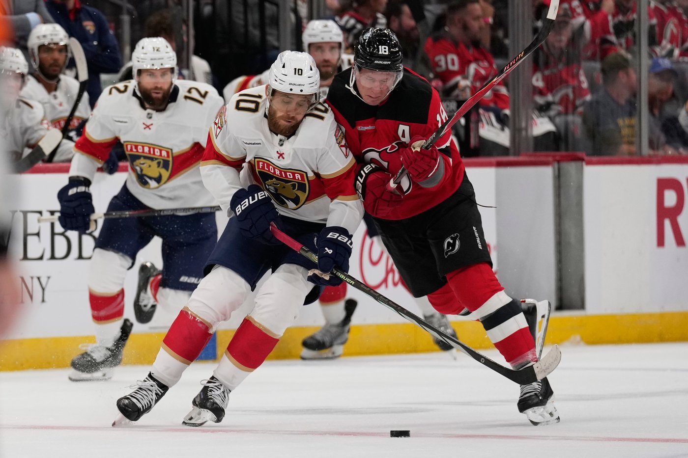Meier, Hischier score in 3rd period, Allen stops 21 shots to lift Devils past Panthers 3-1 | iNFOnews.ca Meier, Hischier score in 3rd period, Allen stops 21 shots to lift Devils past Panthers 3-1 | iNFOnews.ca