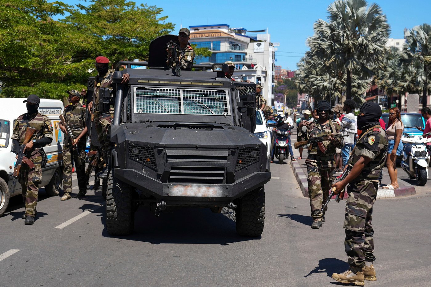 Madagascar's president says a coup is underway after soldiers joined anti-government demonstrations | iNFOnews.ca