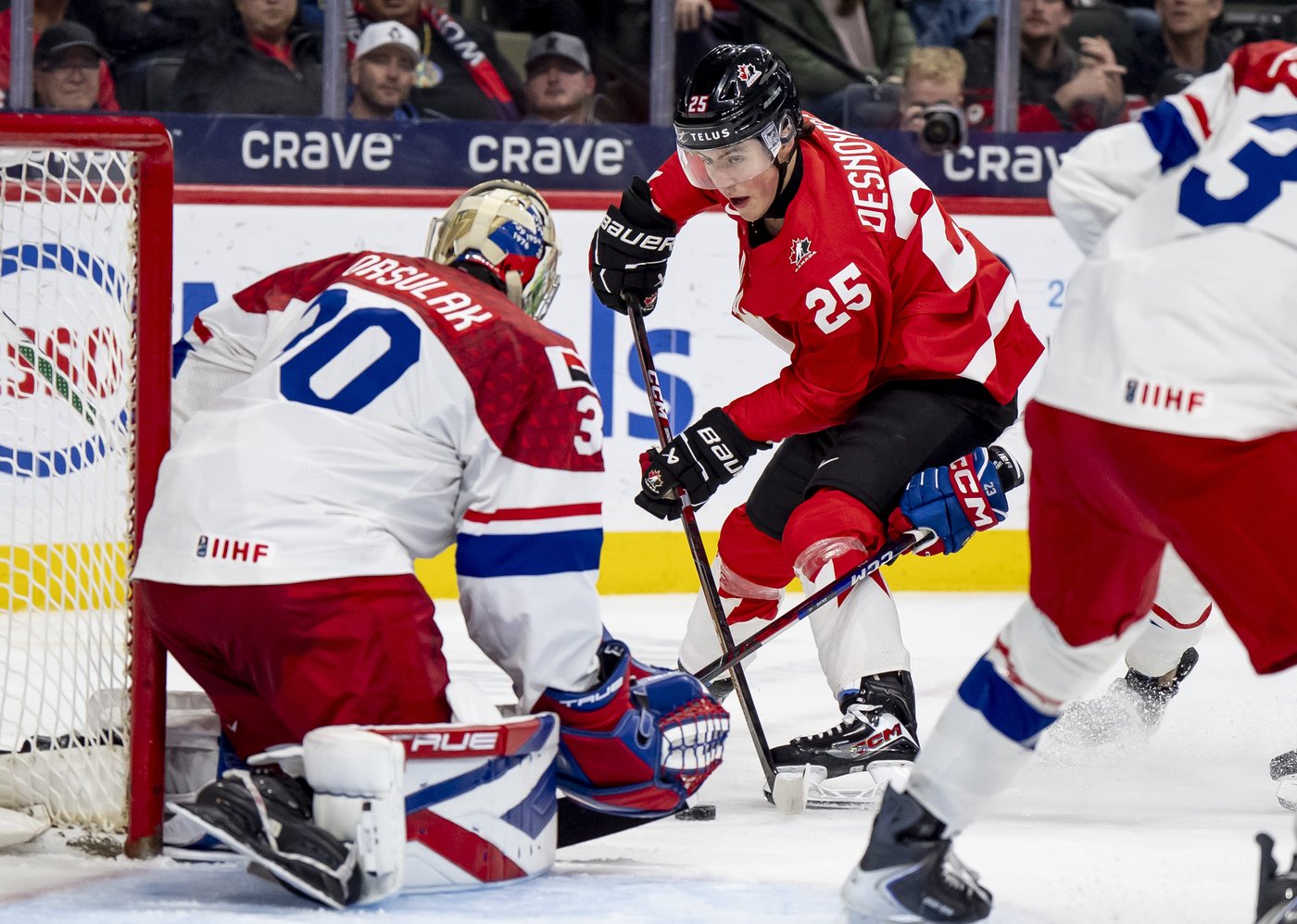 Photo Gallery: Canada falls to Czechia again at world juniors | iNFOnews.ca