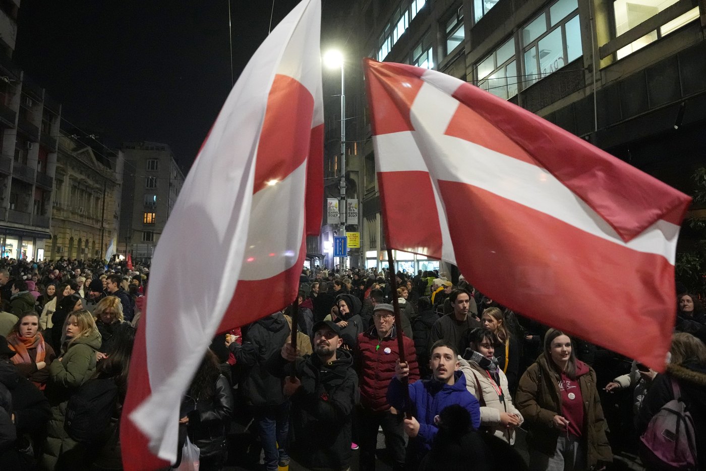 Thousands rally in Belgrade against crackdown on student-led protests | iNFOnews.ca