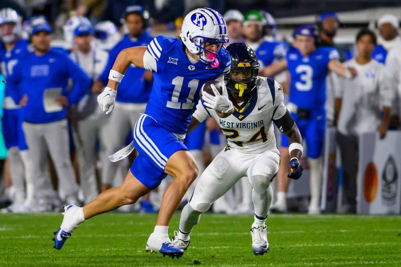 Bear Bachmeier throws for career-high 351 yards to lead No. 23 BYU past West Virginia, 38-24 | iNFOnews.ca