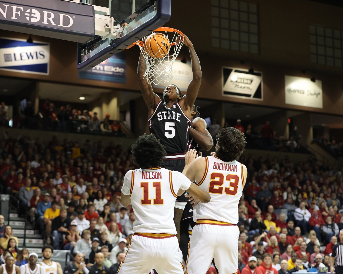 Lipsey's 2nd-half scoring lifts No. 16 Iowa State past Mississippi State 96-80 at Sanford Pentagon | iNFOnews.ca