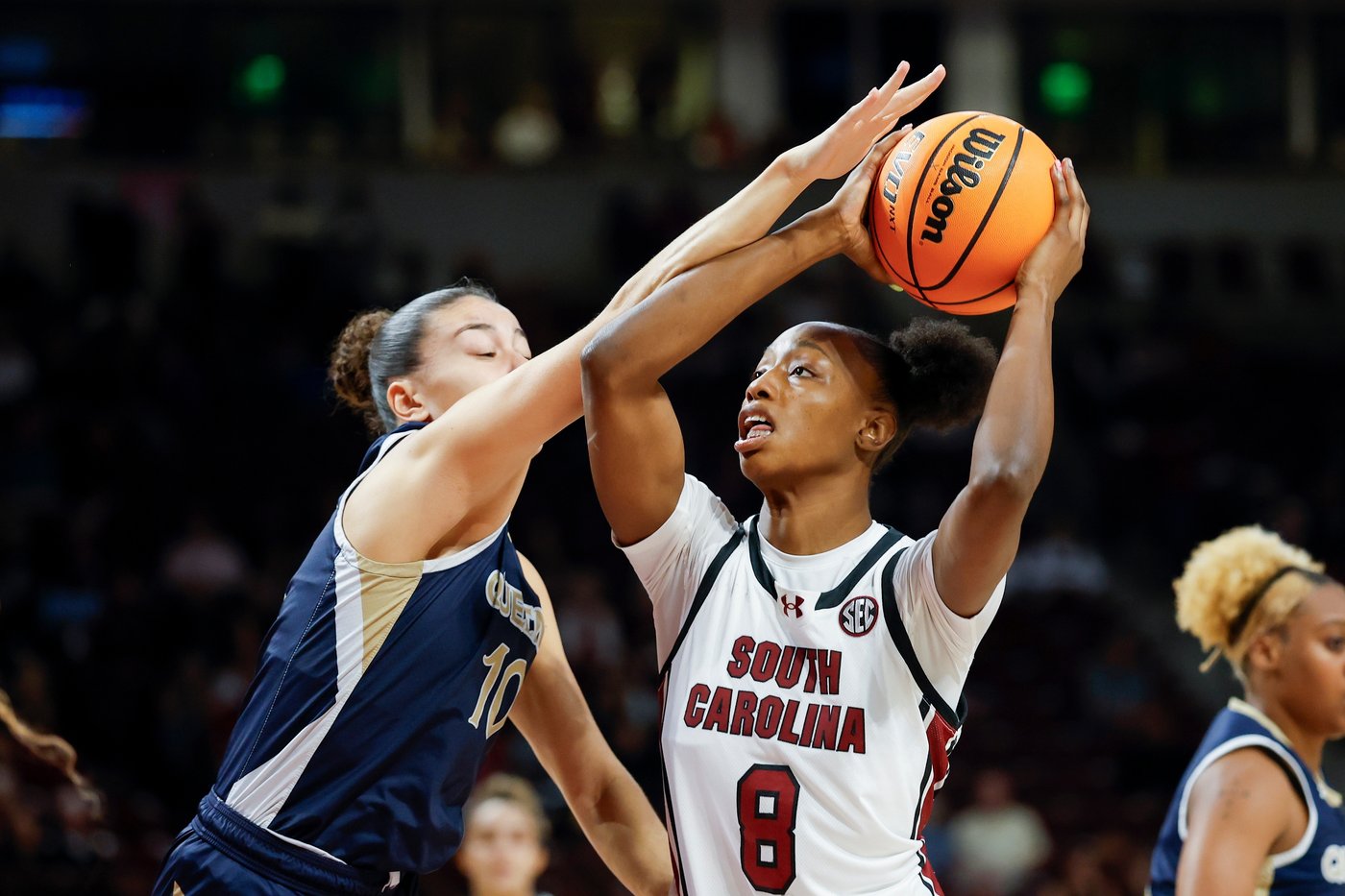 Edwards, Latson lead No. 2 South Carolina for most points under Staley in 121-49 romp over Queens | iNFOnews.ca