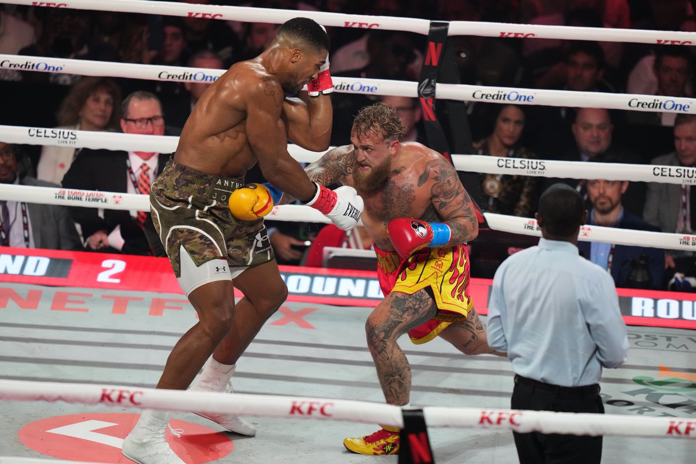 Anthony Joshua knocks out Jake Paul in 6th round to win heavyweight fight | iNFOnews.ca Anthony Joshua knocks out Jake Paul in 6th round to win heavyweight fight | iNFOnews.ca