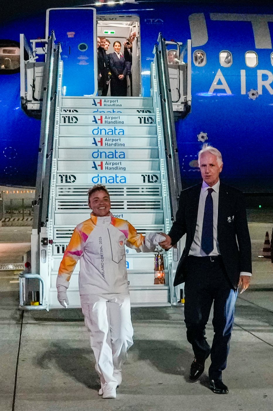 Olympic flame for Milan Cortina Winter Games arrives in Italy following handover in Greece | iNFOnews.ca