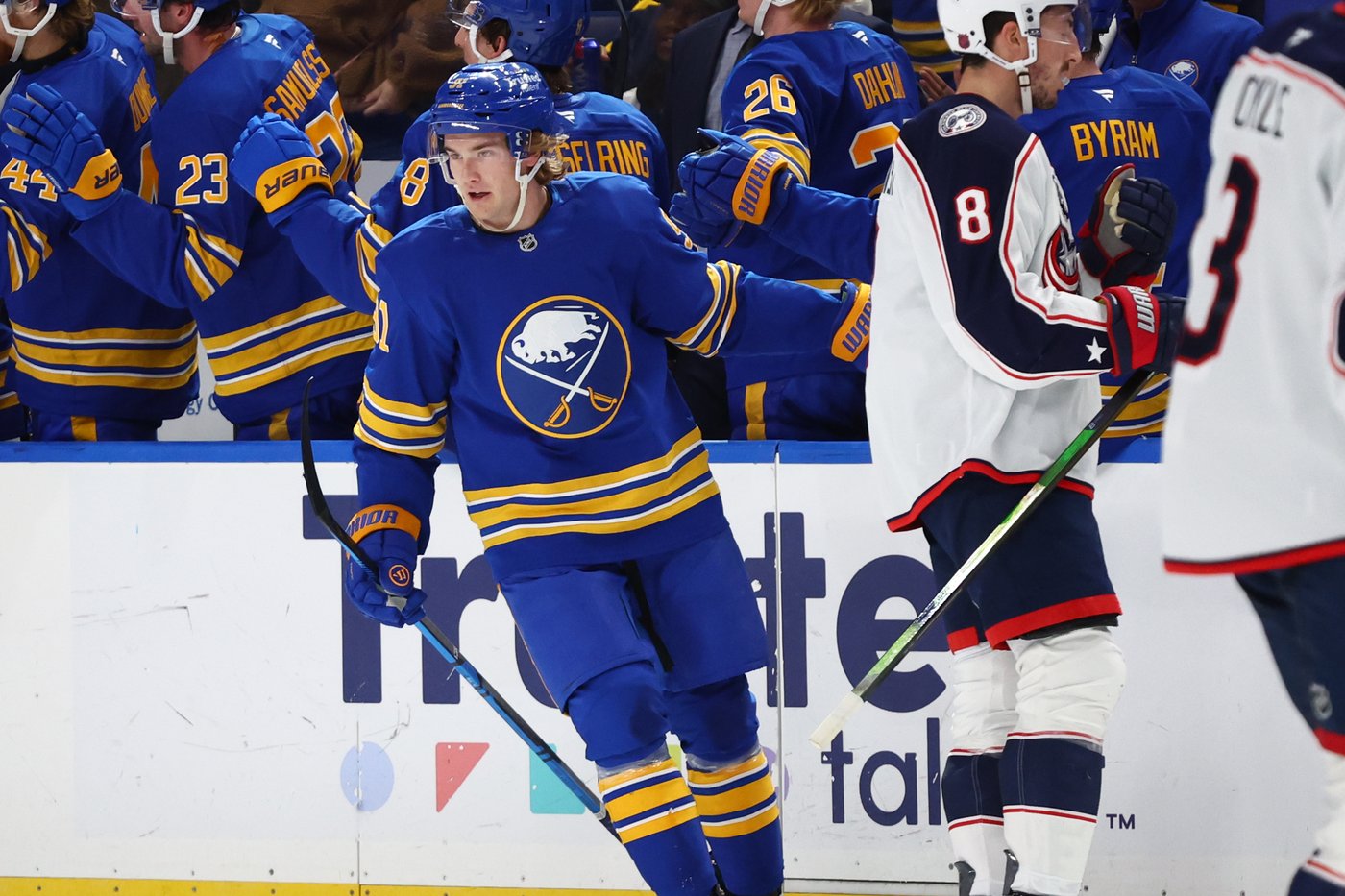 Wood scores 2 including winner in return from injury, lifting Blue Jackets to 4-3 win over Sabres | iNFOnews.ca