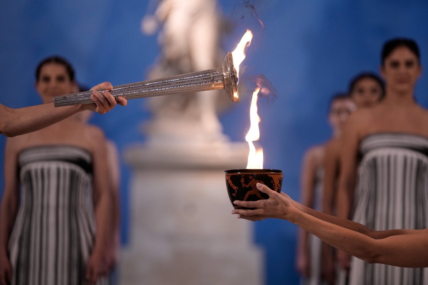 Olympic flame-lighting ceremony in photos | iNFOnews.ca