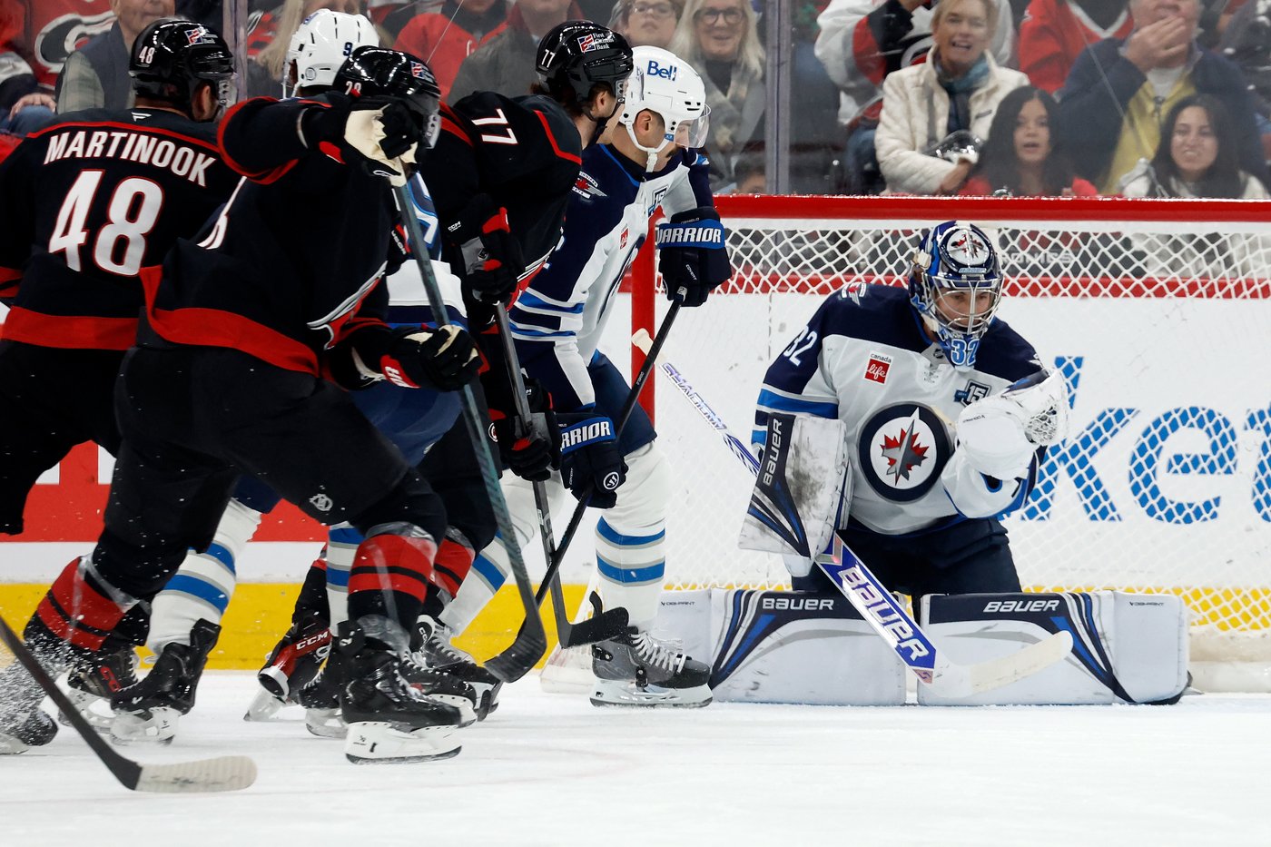Jarvis scores a hat trick as Hurricanes pull away in third period to beat Jets 5-1 | iNFOnews.ca