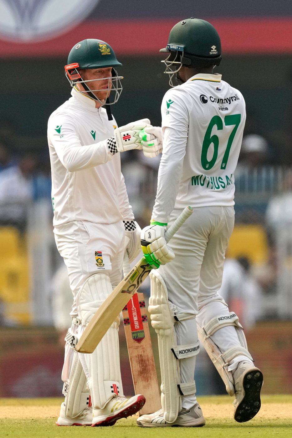 Muthusamy and Verreynne's unbroken stand frustrates India on Day 2 of 2nd test | iNFOnews.ca
