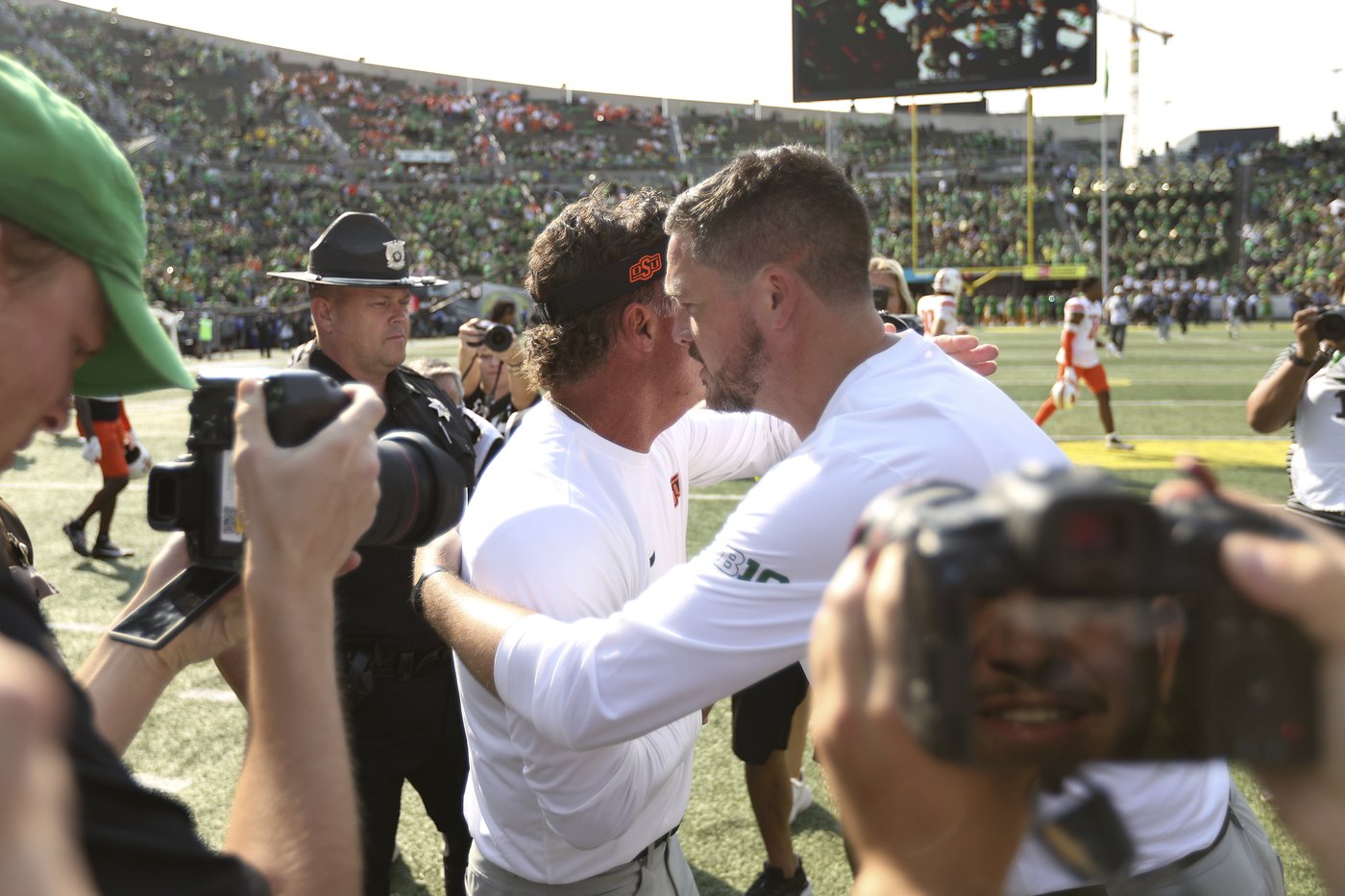 Lanning says Gundy's spending comments fueled No. 6 Oregon in win over Oklahoma State | iNFOnews.ca Lanning says Gundy's spending comments fueled No. 6 Oregon in win over Oklahoma State | iNFOnews.ca