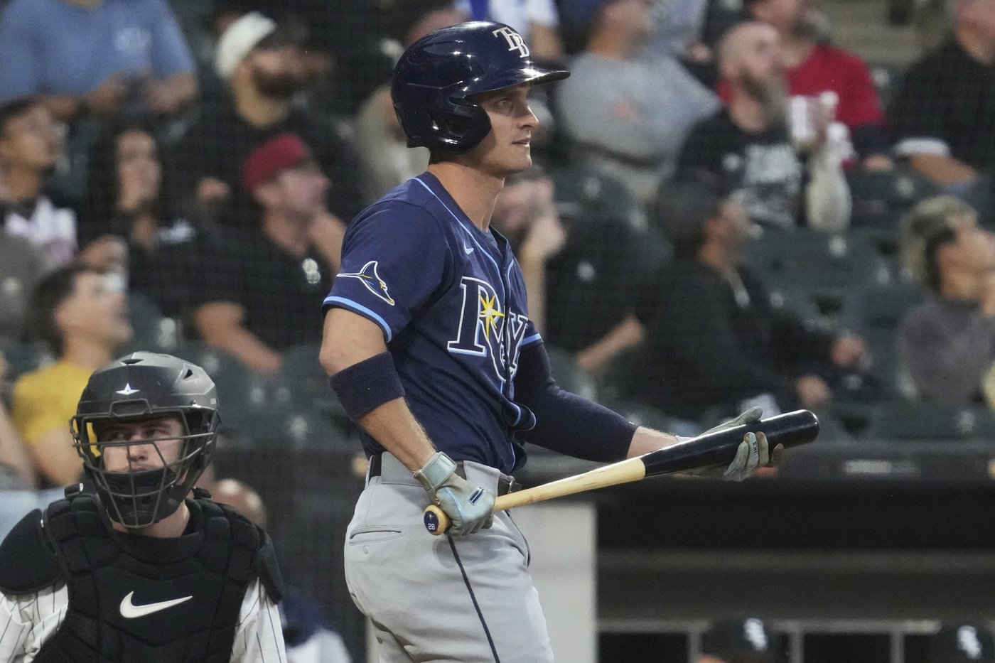 Rays rookie Jake Mangum relishes seeing father back at Soldier Field with former Bears teammates | iNFOnews.ca Rays rookie Jake Mangum relishes seeing father back at Soldier Field with former Bears teammates | iNFOnews.ca