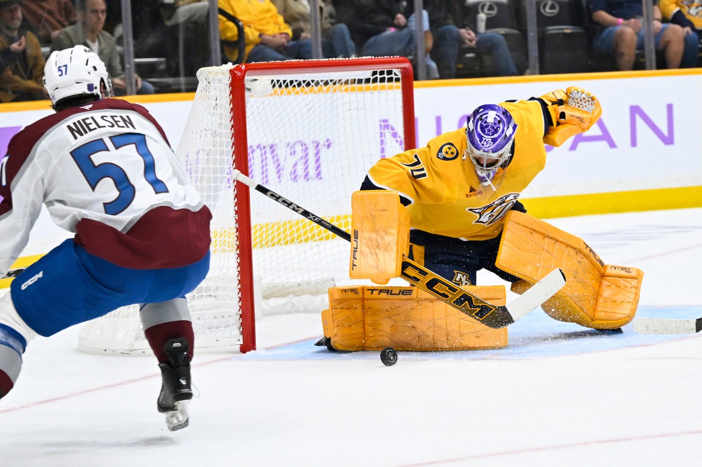 Blackwood makes 35 saves as Avalanche shut out Predators 3-0 | iNFOnews.ca