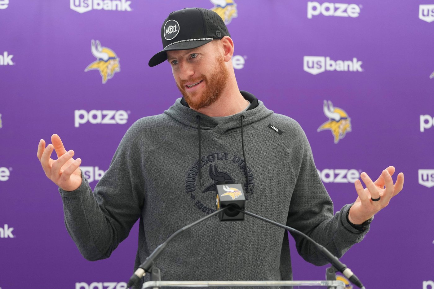 Vikings QB J.J. McCarthy will miss 3rd straight game because of ankle injury | iNFOnews.ca