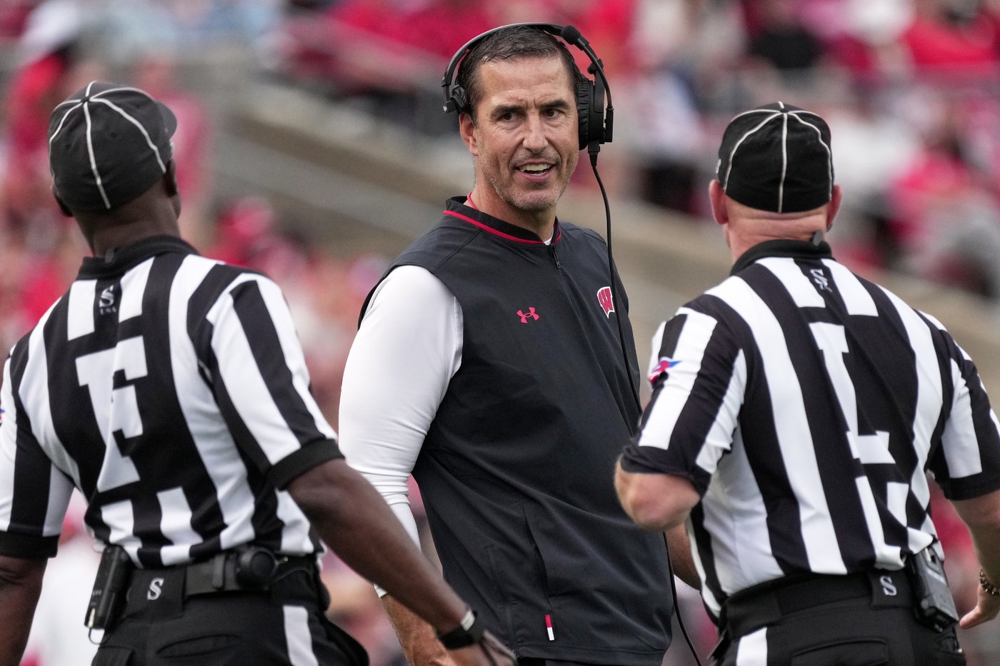 Wisconsin coach Luke Fickell says he hasn't been told whether he will be back next season | iNFOnews.ca Wisconsin coach Luke Fickell says he hasn't been told whether he will be back next season | iNFOnews.ca