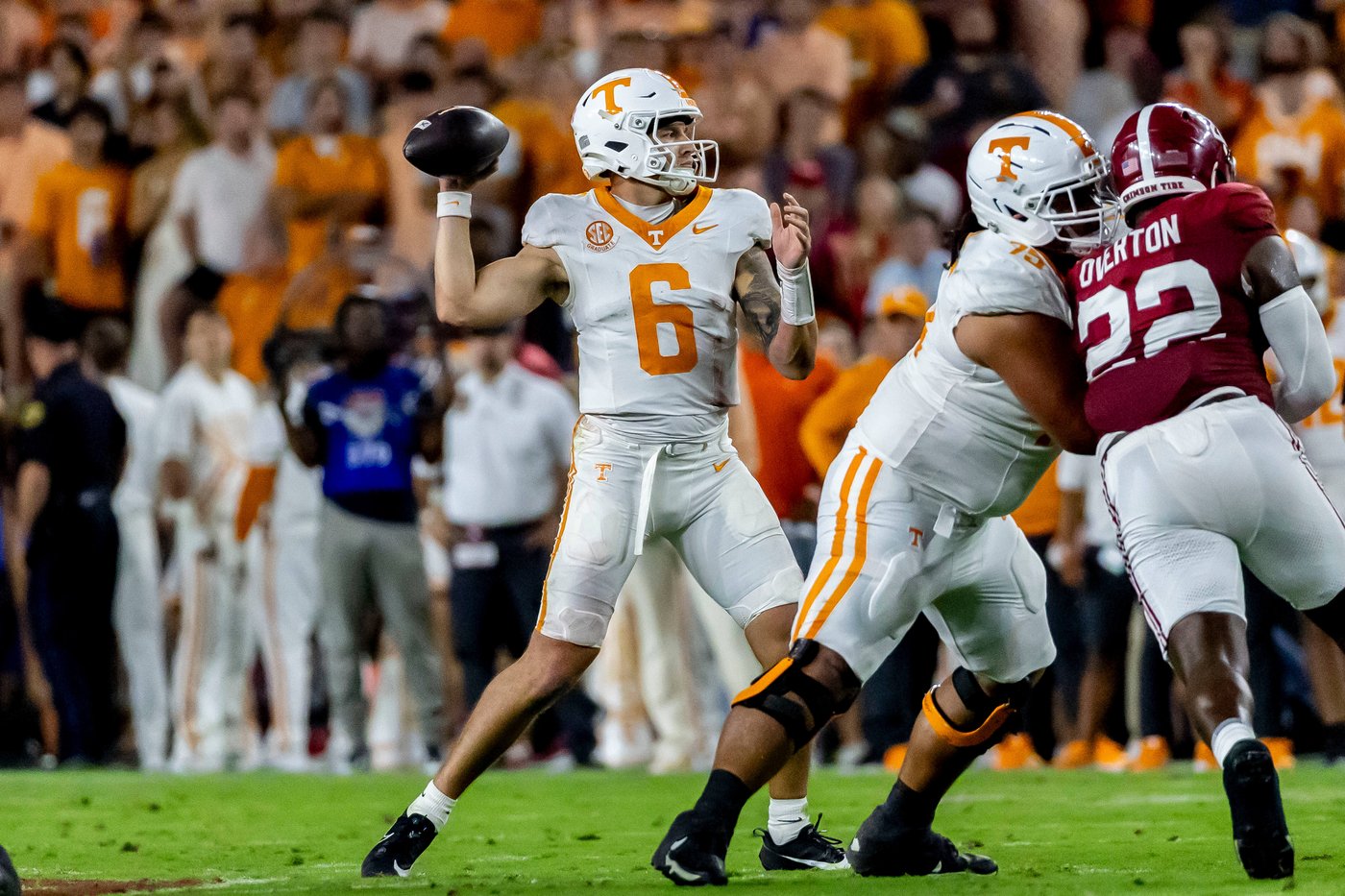 No. 6 Alabama stifles No. 11 Tennessee 37-20 for its 4th straight win over a ranked team | iNFOnews.ca
