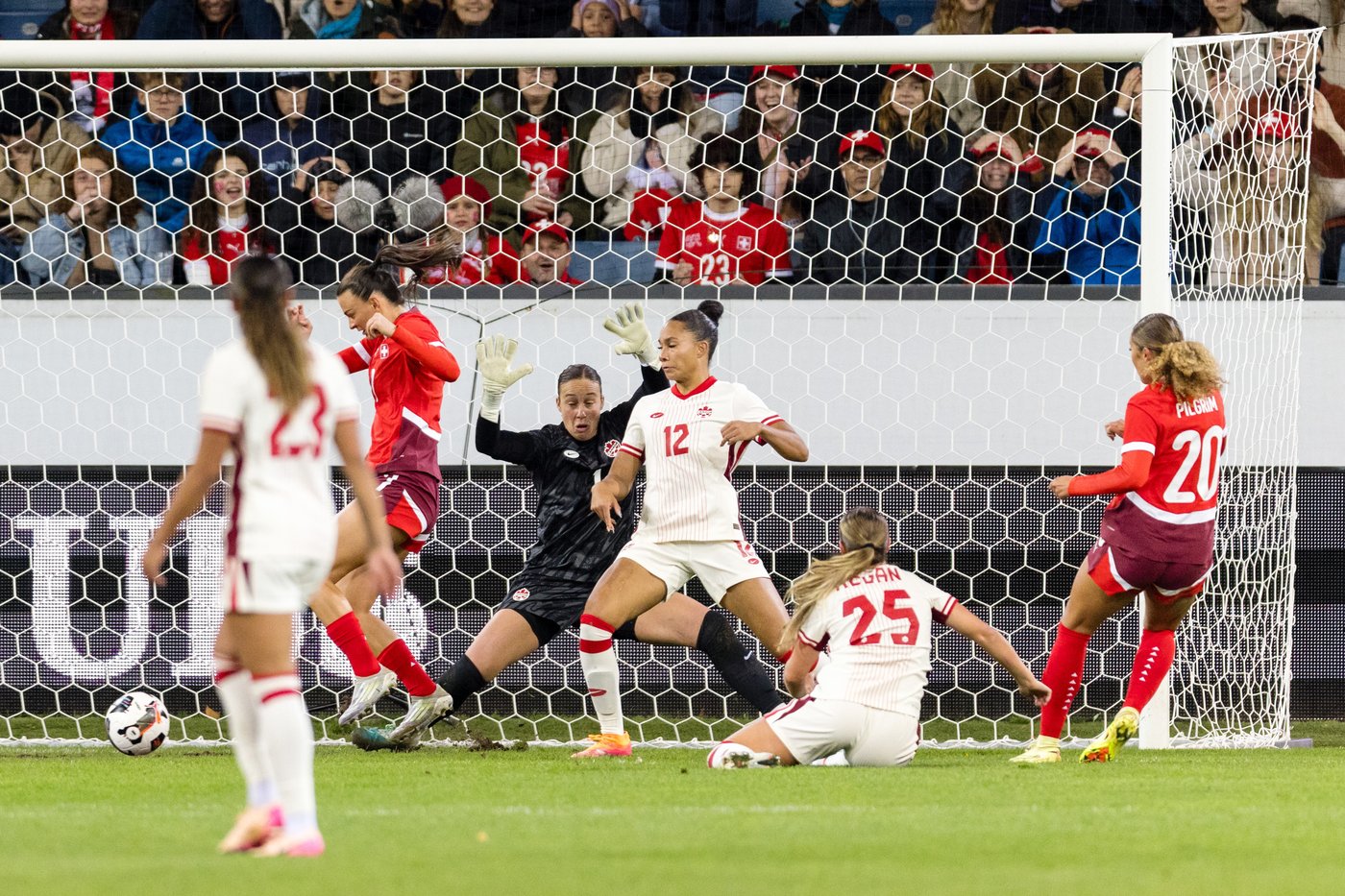 Canadian star Olivia Smith hurt in not-so-friendly 1-0 loss to Switzerland | iNFOnews.ca Canadian star Olivia Smith hurt in not-so-friendly 1-0 loss to Switzerland | iNFOnews.ca