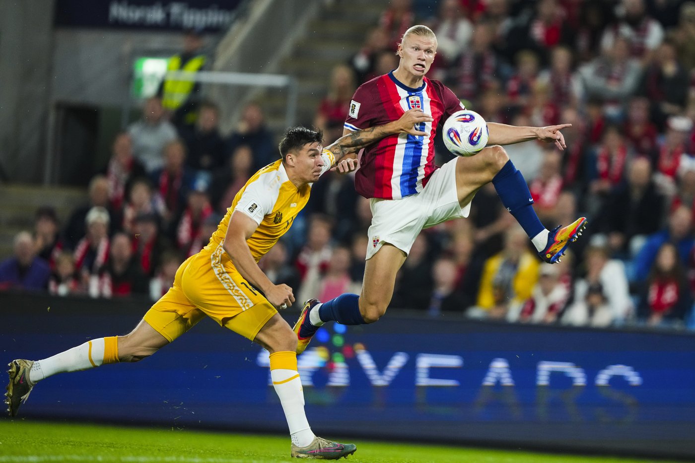 Erling Haaland scores 5 with stitches as Norway routs Moldova 11-1 in World Cup qualifying | iNFOnews.ca